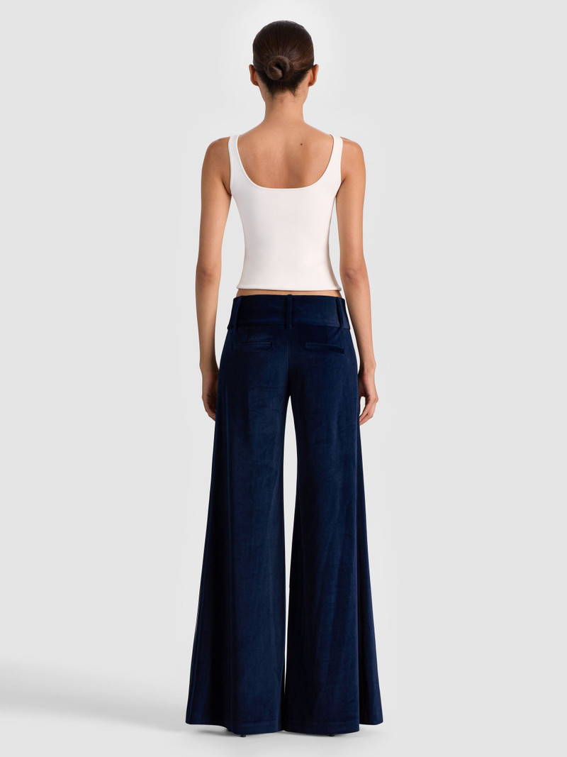 Alice + Olivia OLIVIA VELVET WIDE LEG PANT outlook