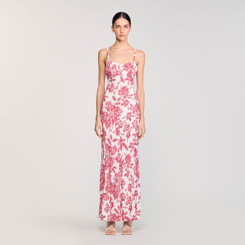 Sandro FLORAL PRINT MAXI DRESS outlook