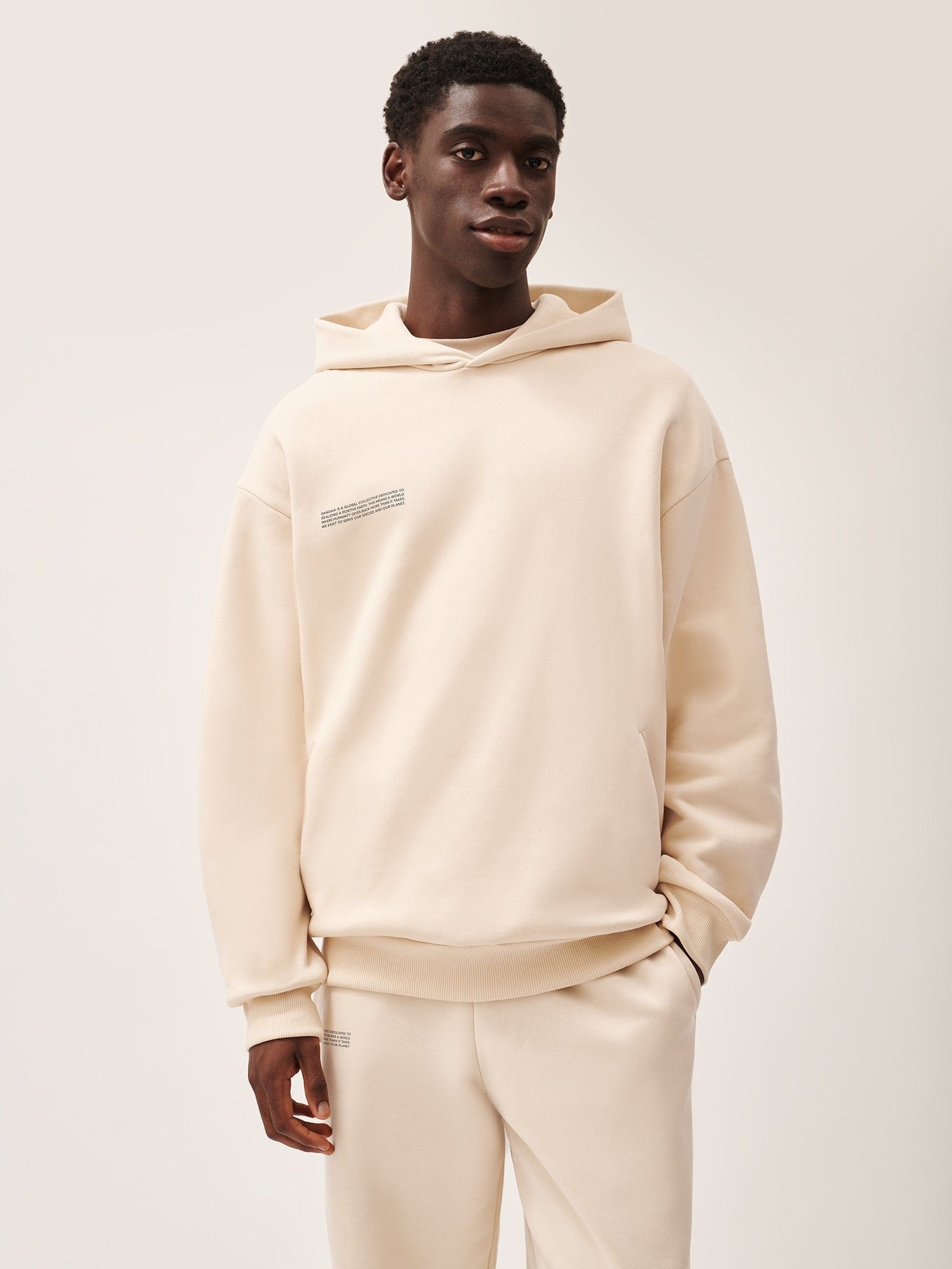 Mens 365 Heavyweight Hoodie - Sand - 2