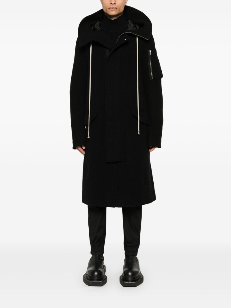Rick Owens Megaparka coat outlook