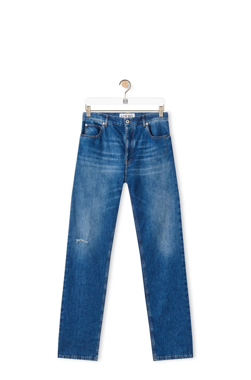 Jeans in washed denim - 1