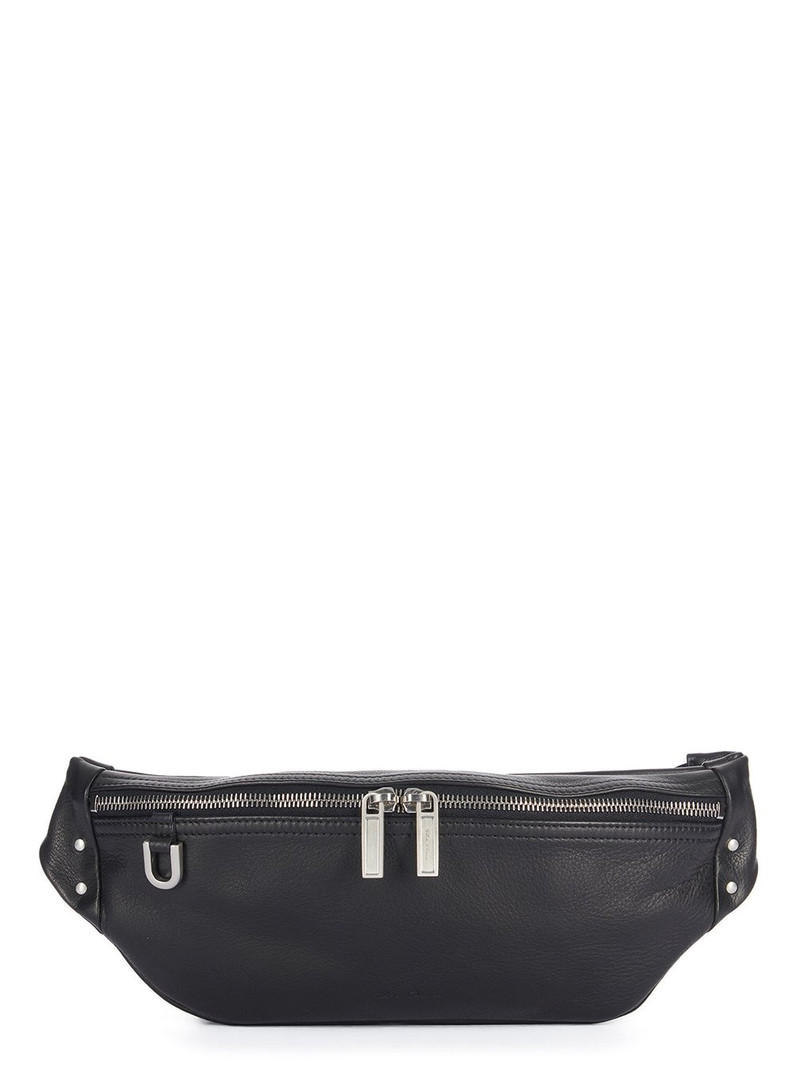 grained-leather belt bag 1