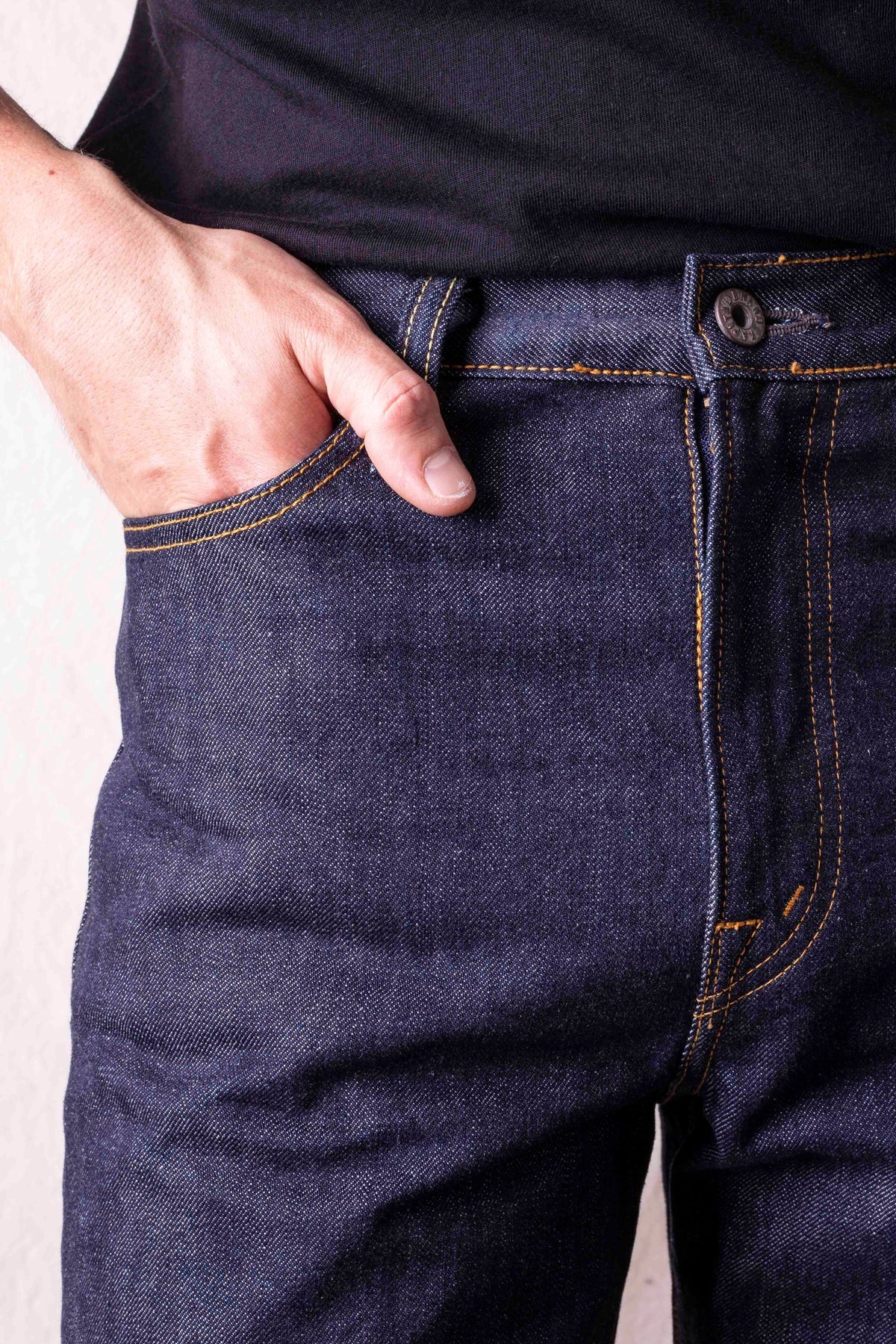 14oz Denim 5P Stone Jeans - 3