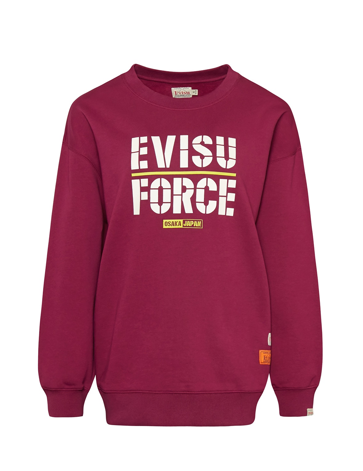 SWEATSHIRT WITH KAMON AND EVISU FORCE PRINT - 7