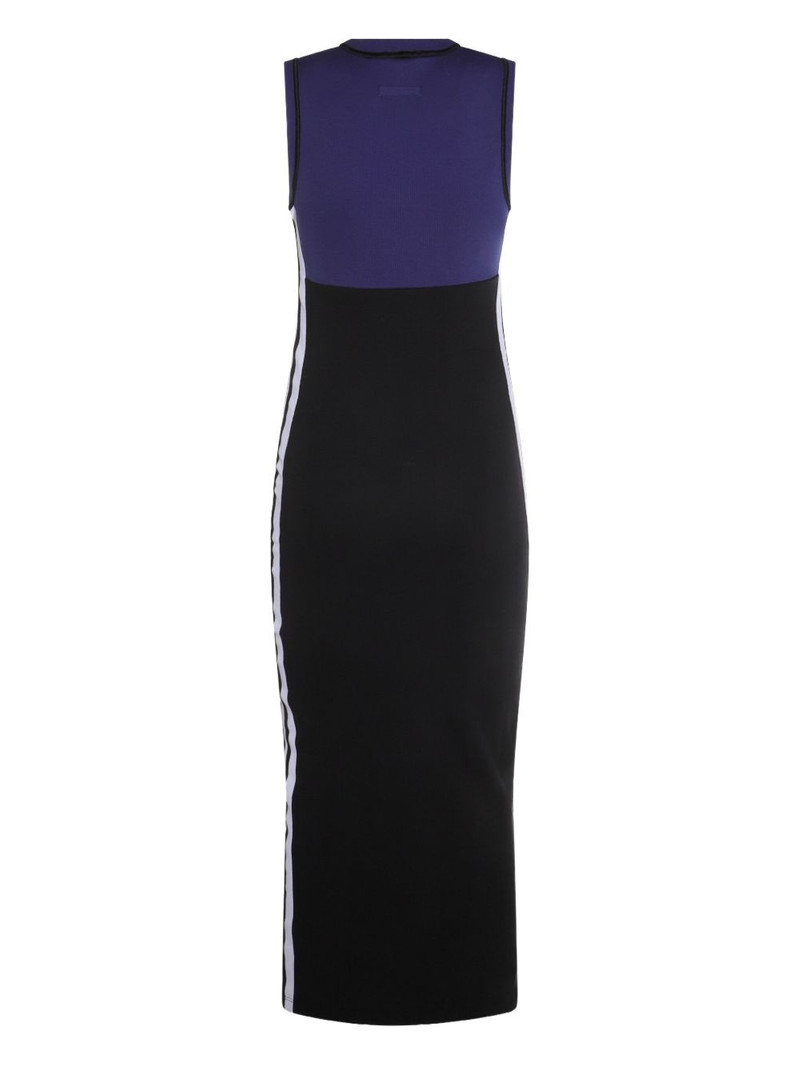 Jean Paul Gaultier logo-print midi dress outlook