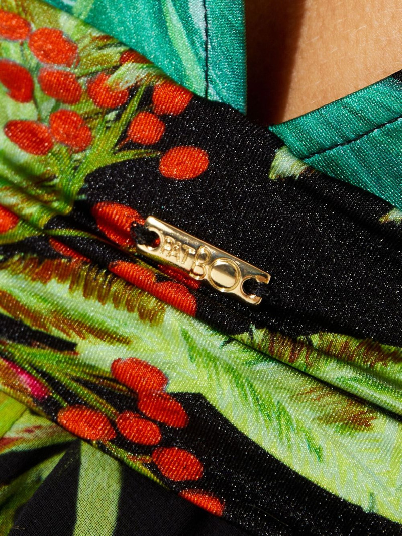 Tropicalia floral-pattern midi dress 5