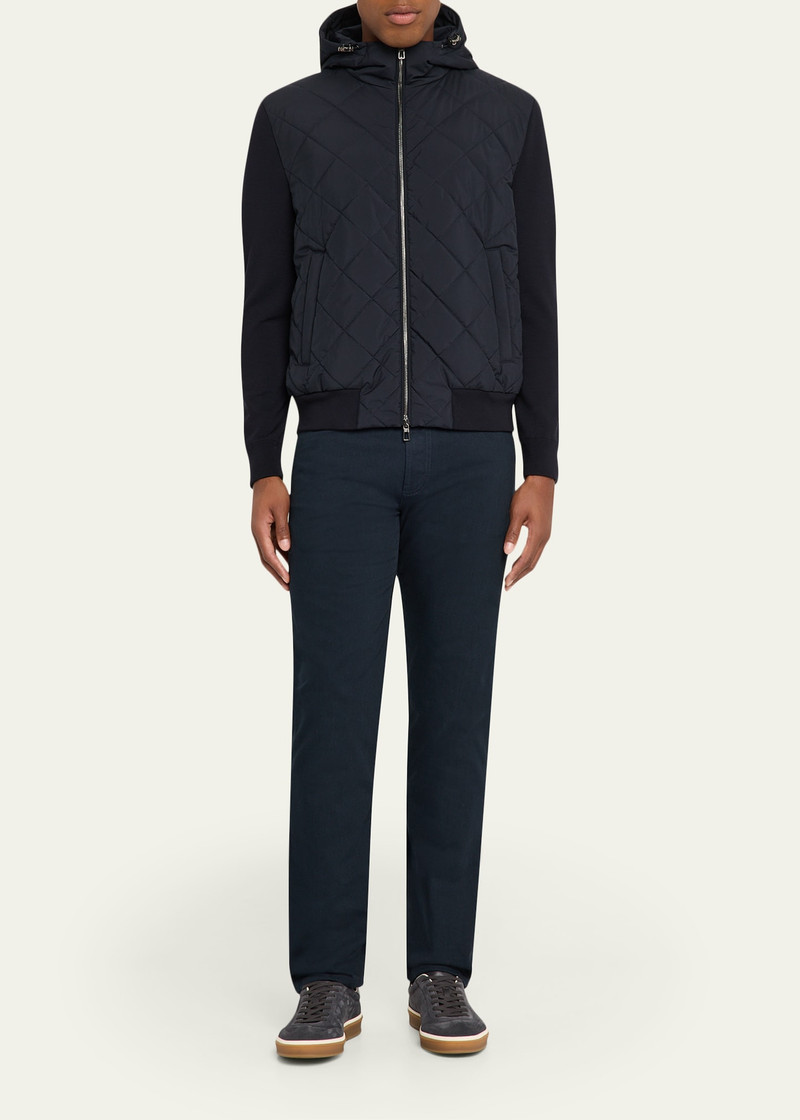Loro Piana Men's Quarona Slim Five-Pocket Trousers outlook
