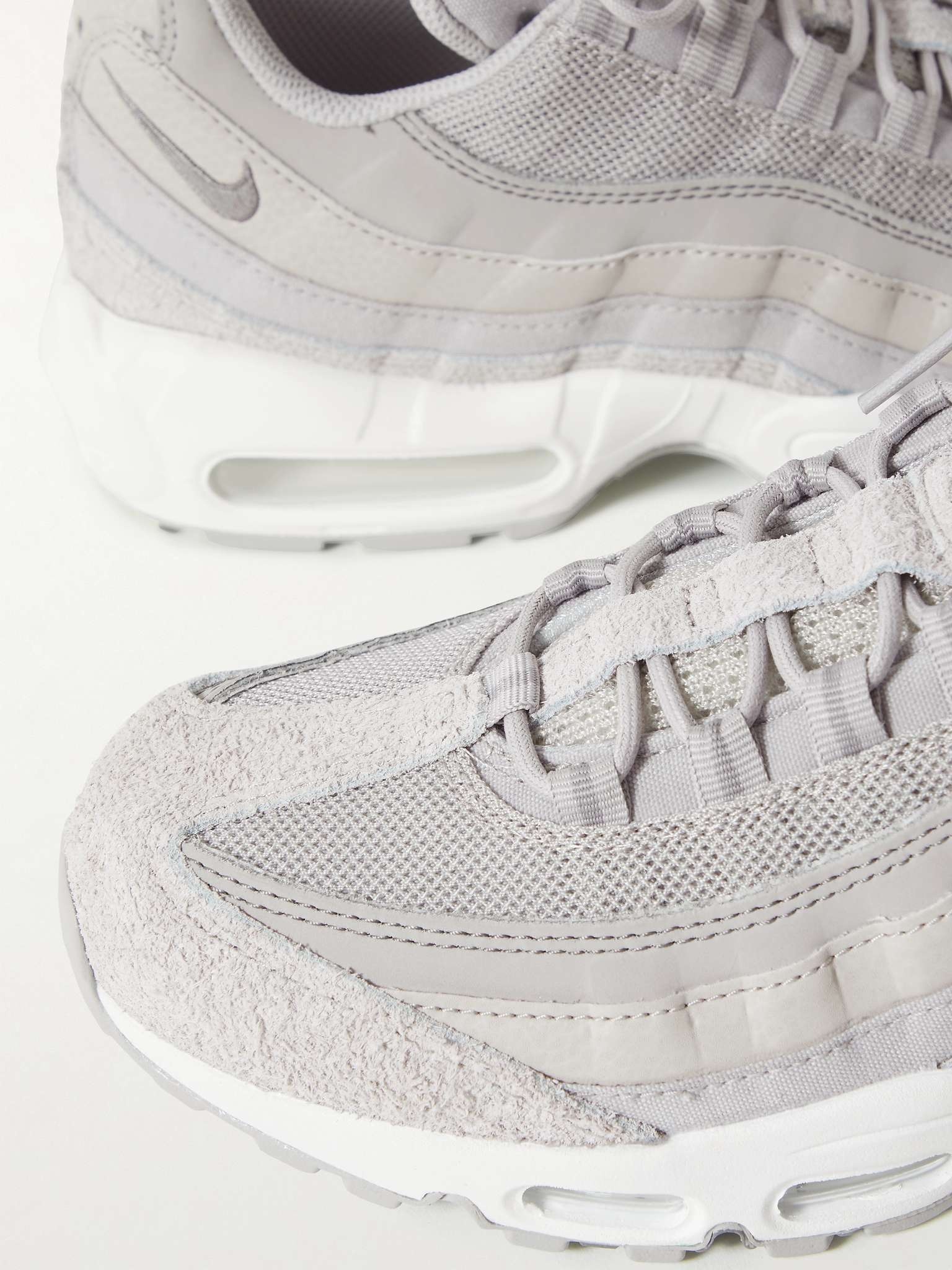 Air Max 95 Suede and Mesh Sneakers - 6