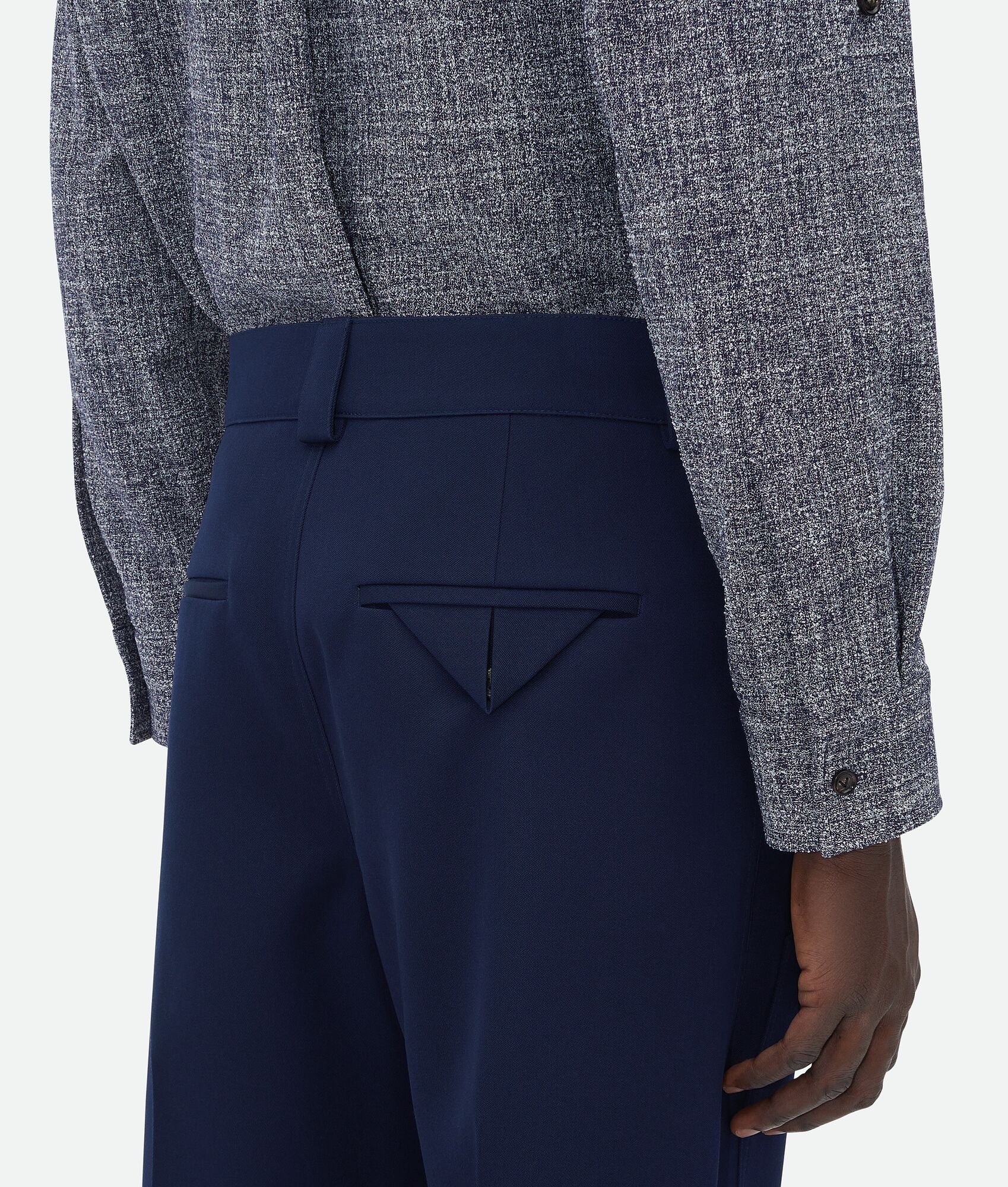 Wool Grain De Poudre Trousers - 5