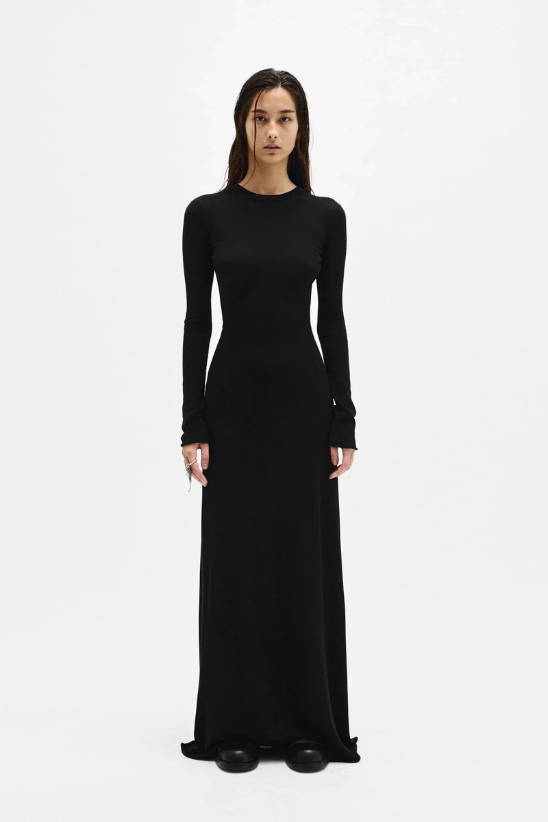 Eva Long Open Back Knitted Dress 1