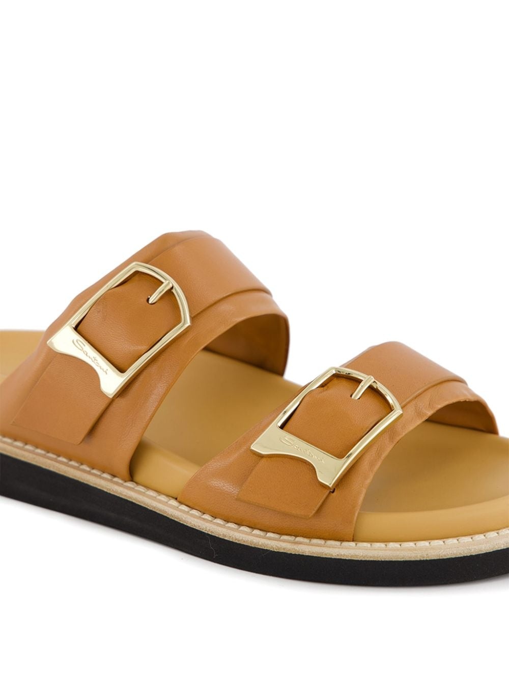 double-buckle sandals - 6