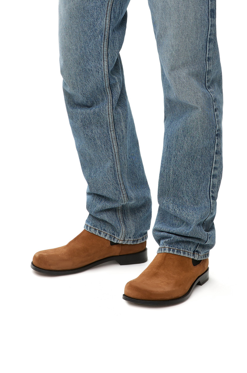 Loewe Campo Chelsea boot in calfskin suede outlook