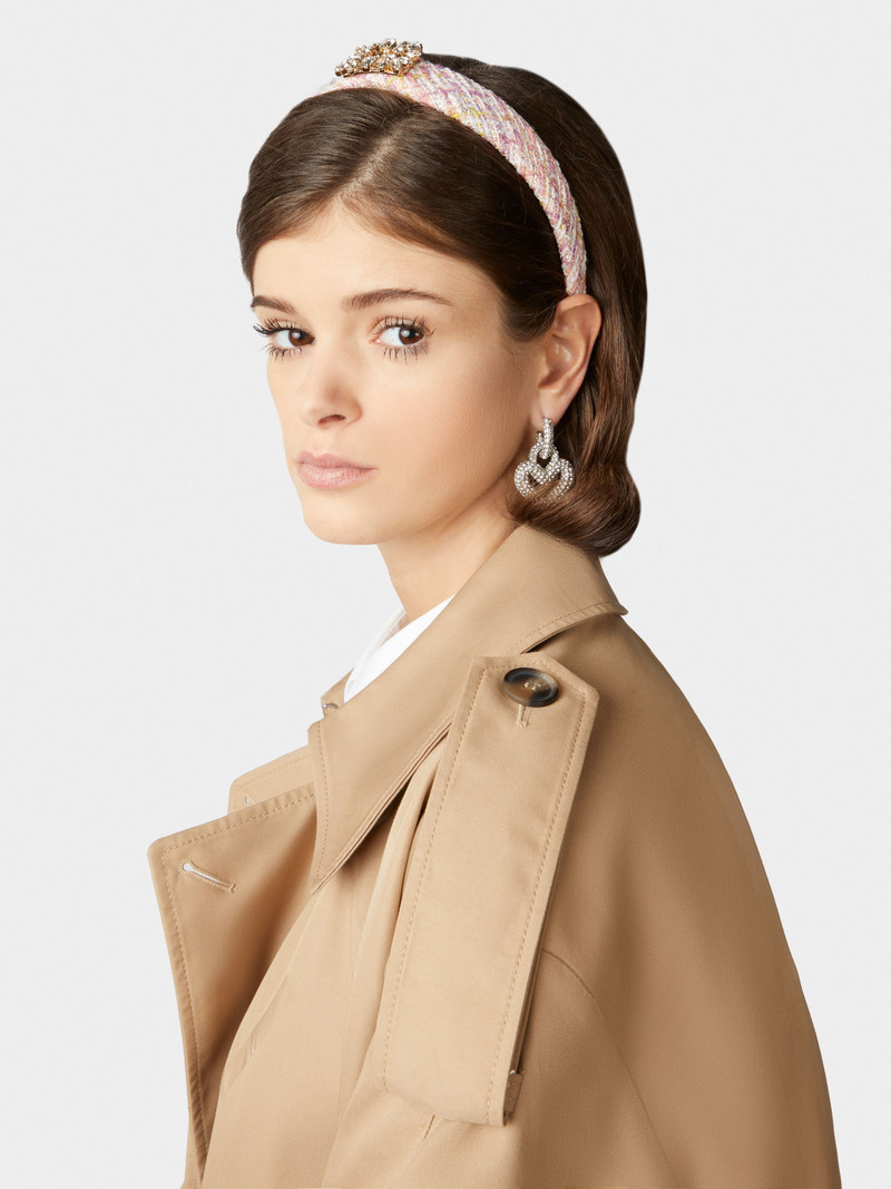 Roger Vivier Broche Vivier Buckle Hairband in Fabric outlook