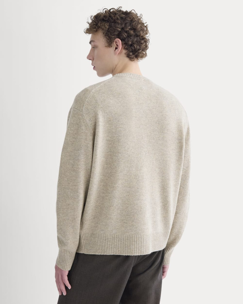 LUXE MERINO CREW CARDIGAN 4