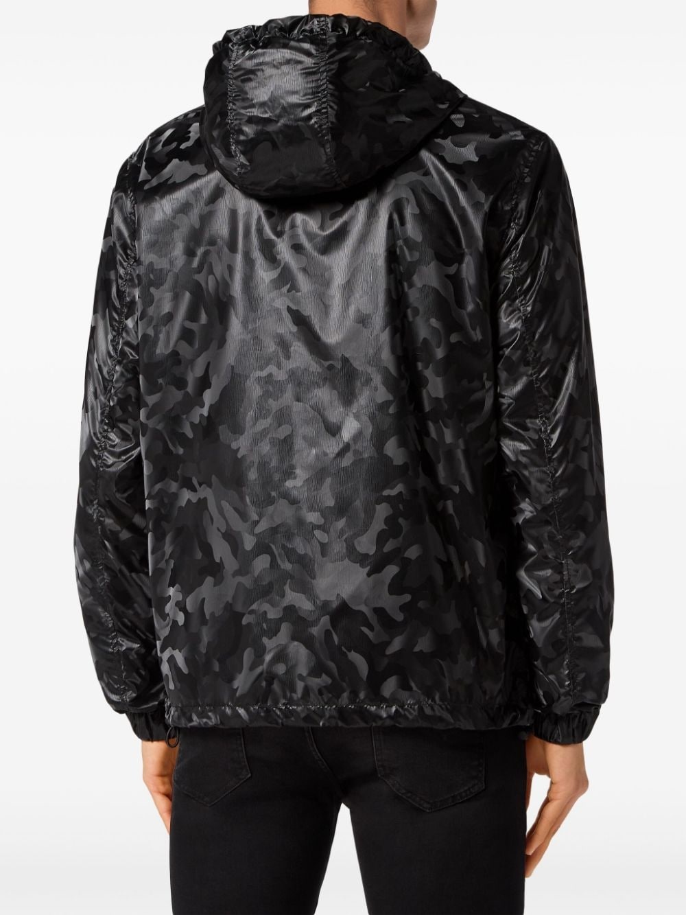 camouflage-print hooded windbreaker - 4