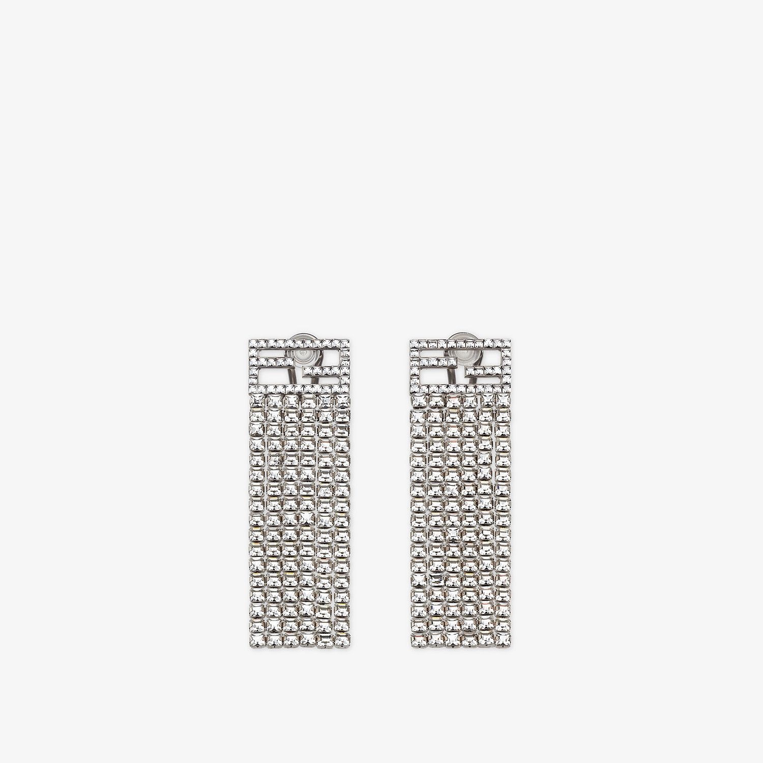 Silver-colored earrings - 1