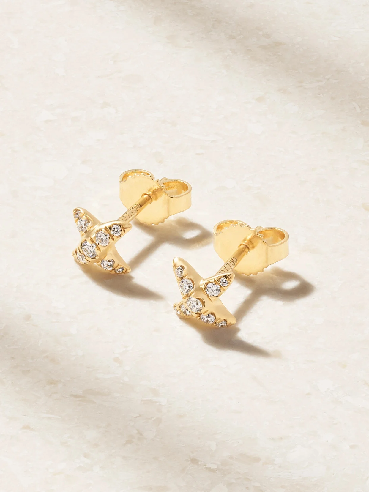 Crossover 18-karat Gold And Diamond Earrings - 1