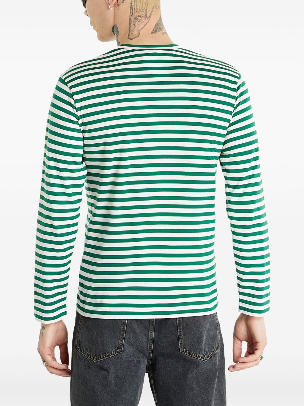 logo-patch cotton T-shirt - 4