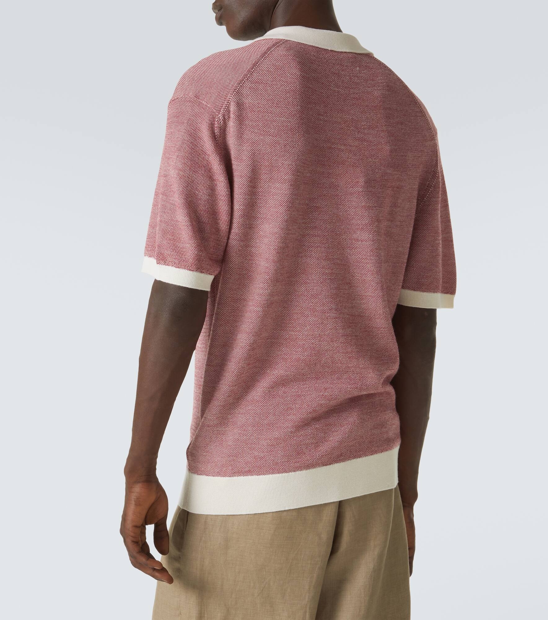 Horton wool and cotton polo sweater - 4