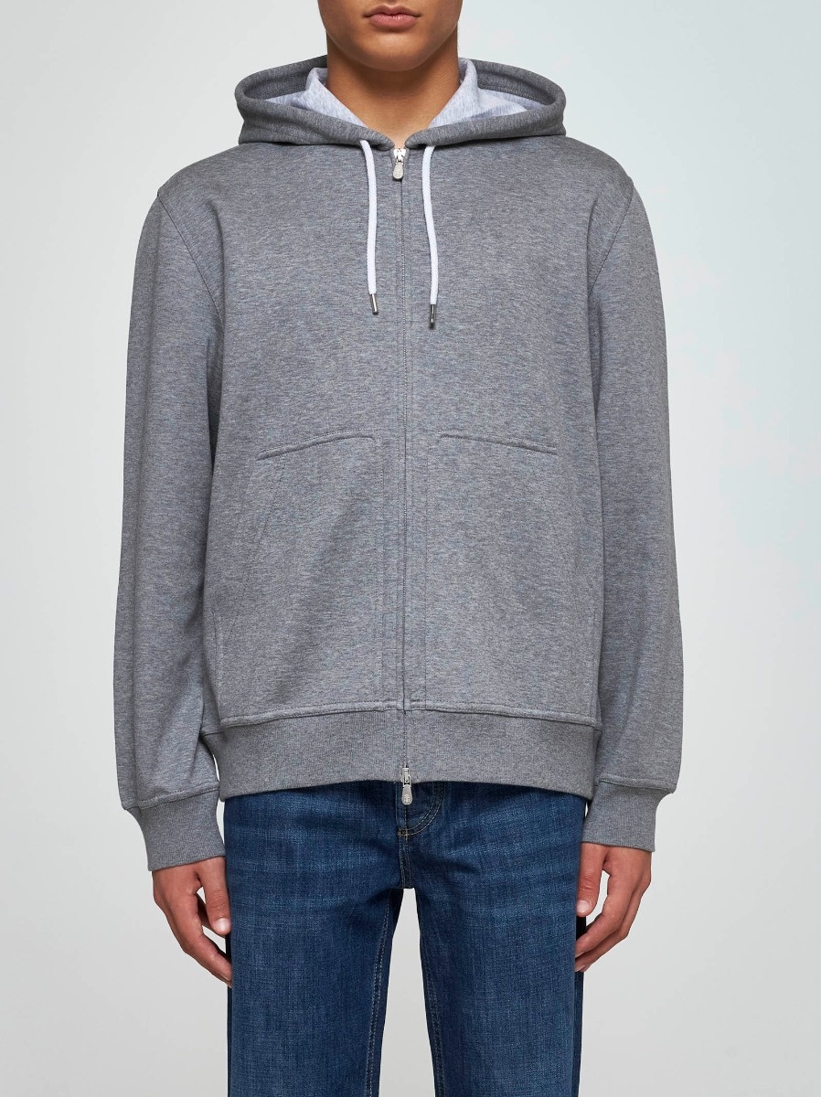 Cotton zip-up hoodie - 2