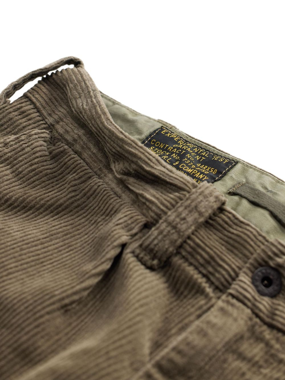 corduroy straight-leg trousers - 3