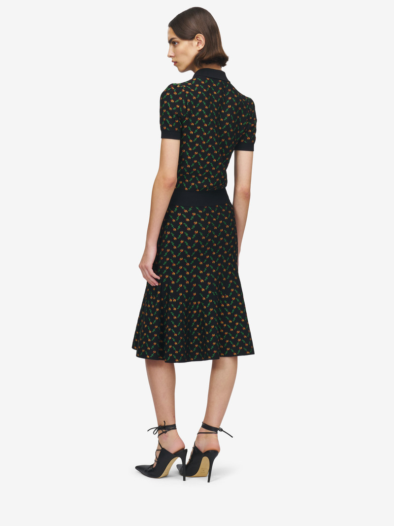 Flower Jacquard Polo Shirt 5