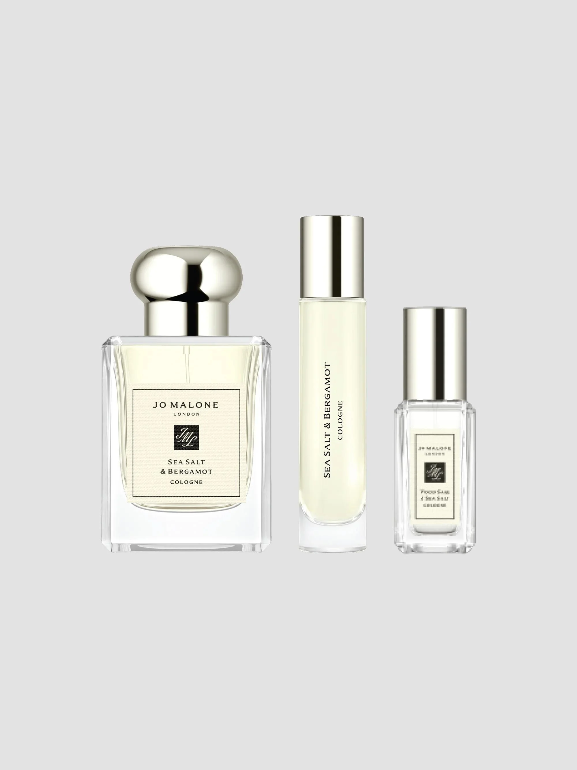 Sea Salt & Bergamot Layering Cologne Trio - 1