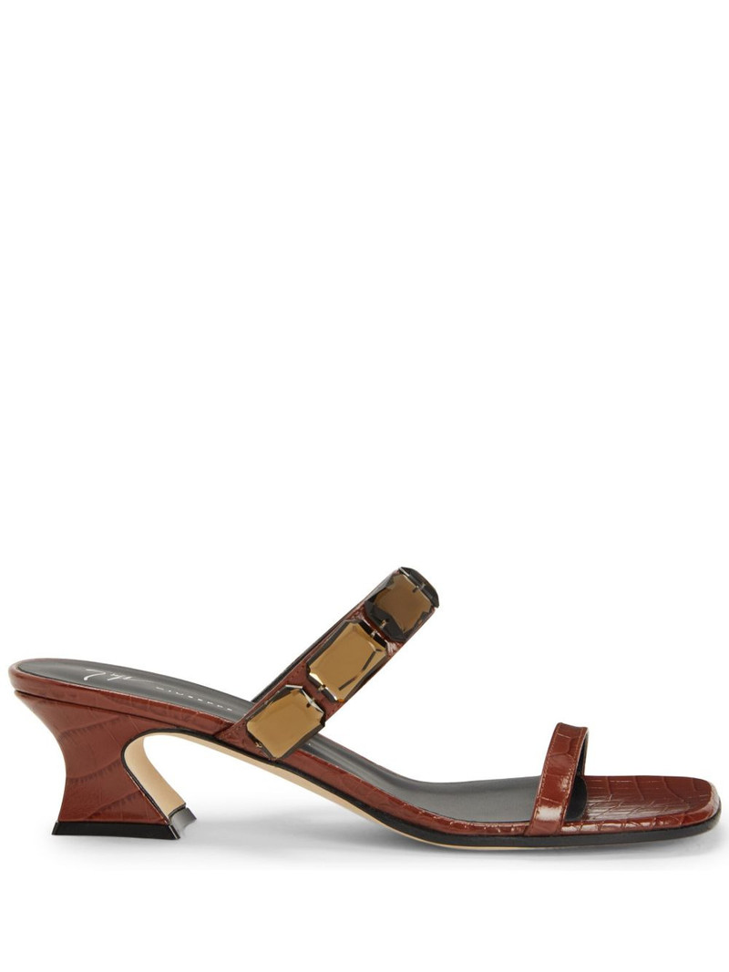 Flaminia 45mm square-toe sandals 1