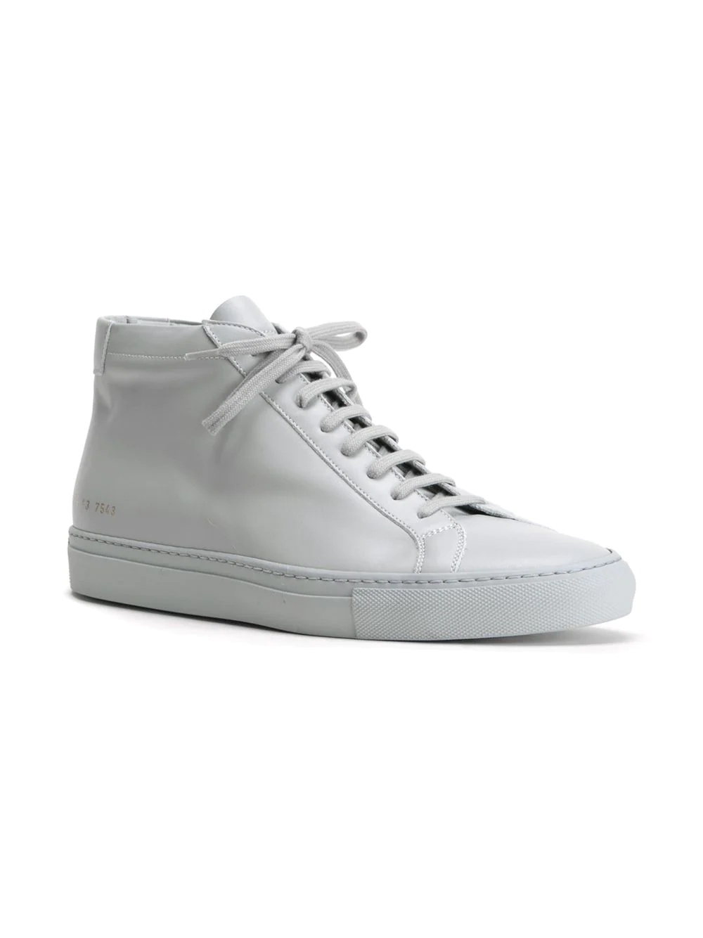 lace-up hi-top sneakers - 2