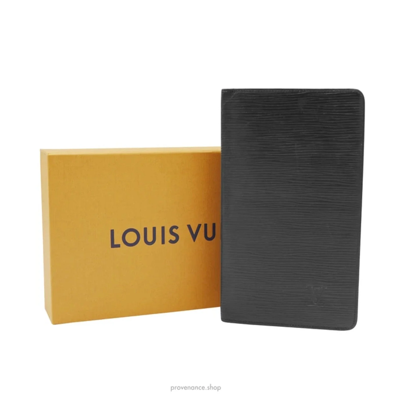 Louis Vuitton "MALLETIER" Long Wallet - Black Epi Noir Leather - 1