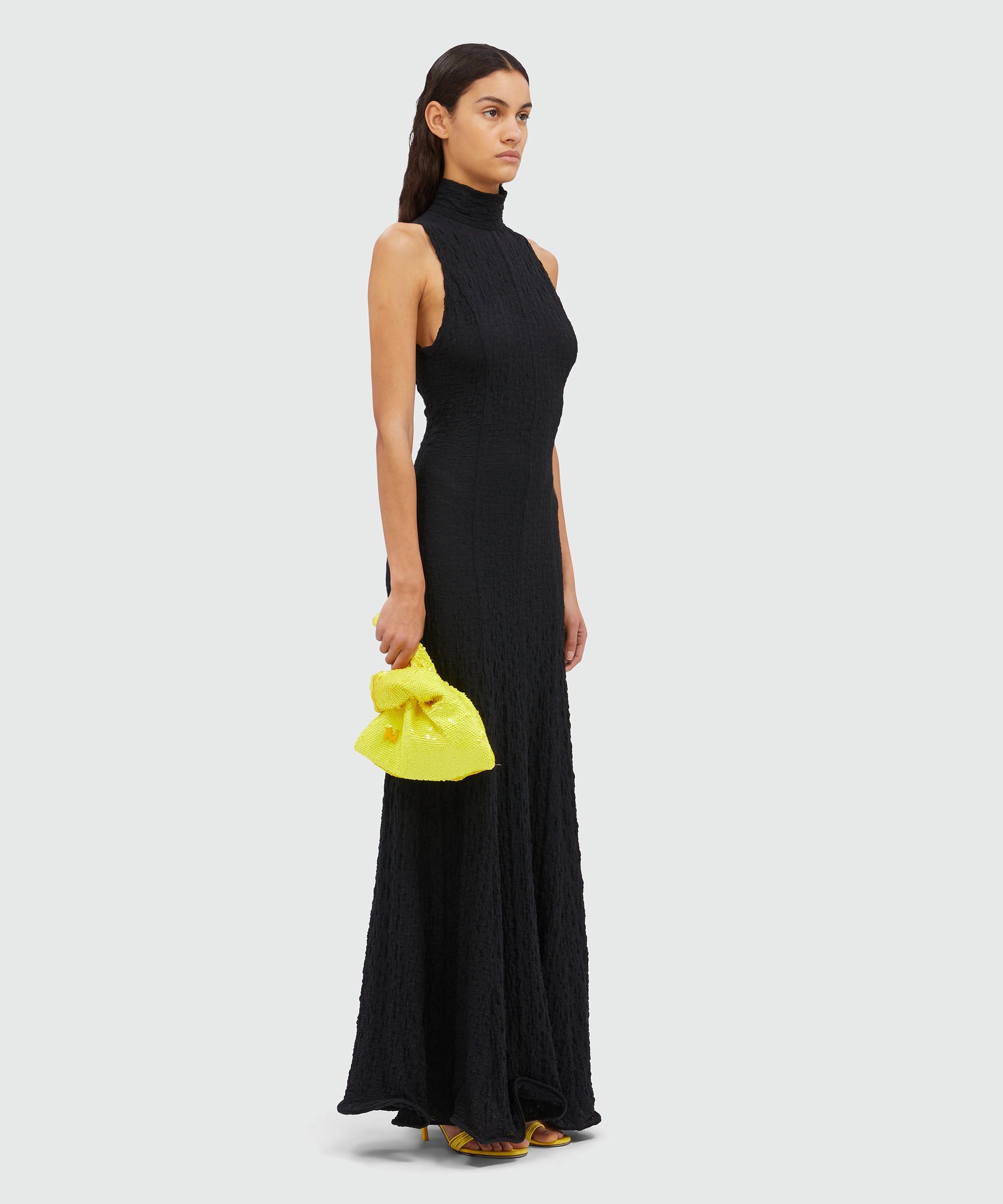 Long black dress - 4