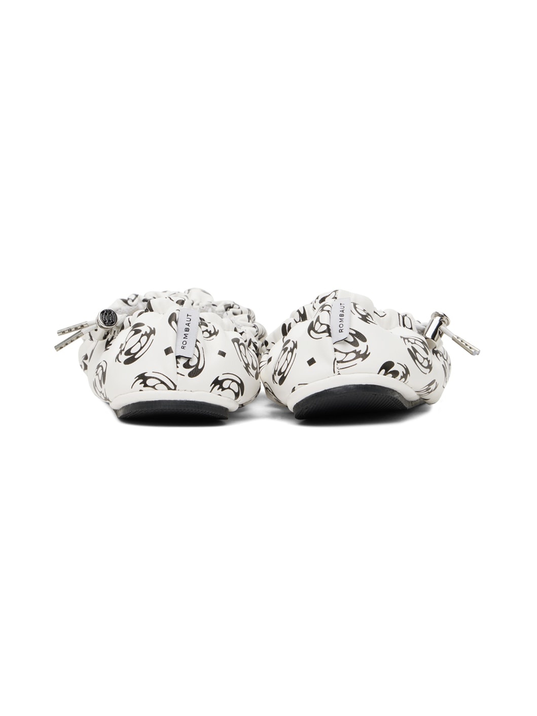 White Aura Ballerina Flats - 2