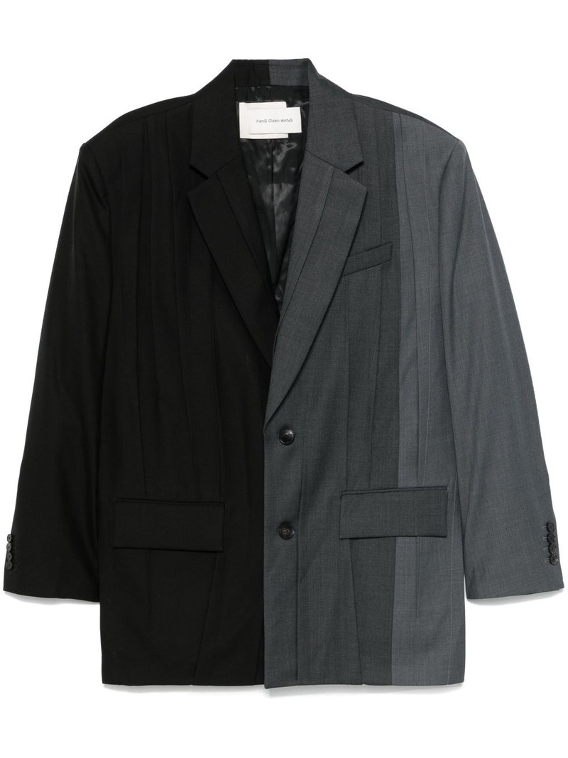 pleated blazer 1