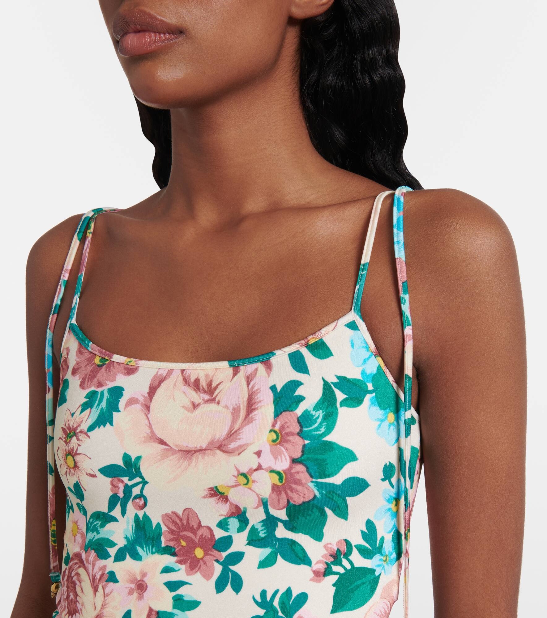 Floral swimsuit - 4