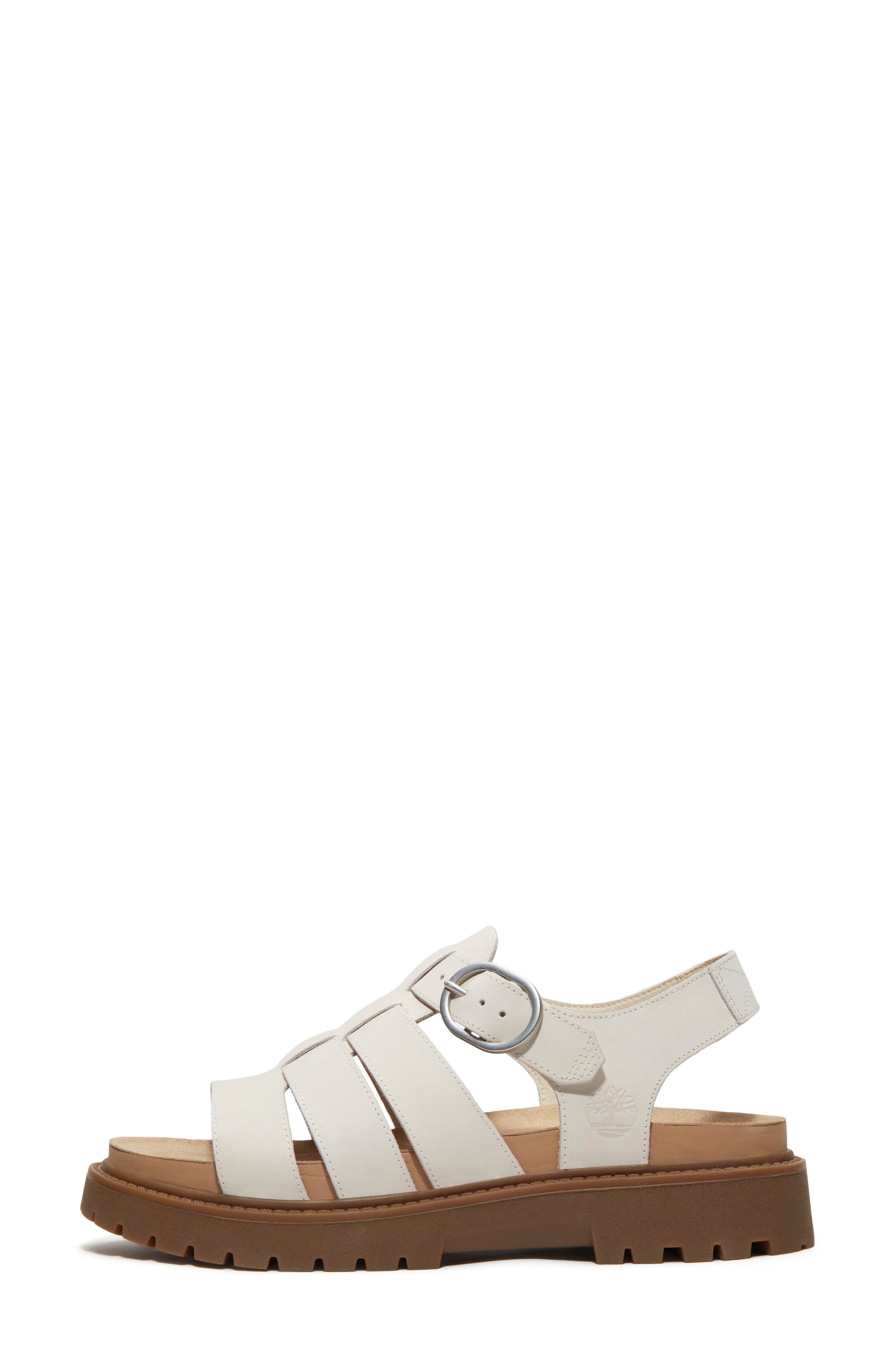 Timberland Clairemont Way Fisherman Sandal in Natural Nubuck at Nordstrom - 6