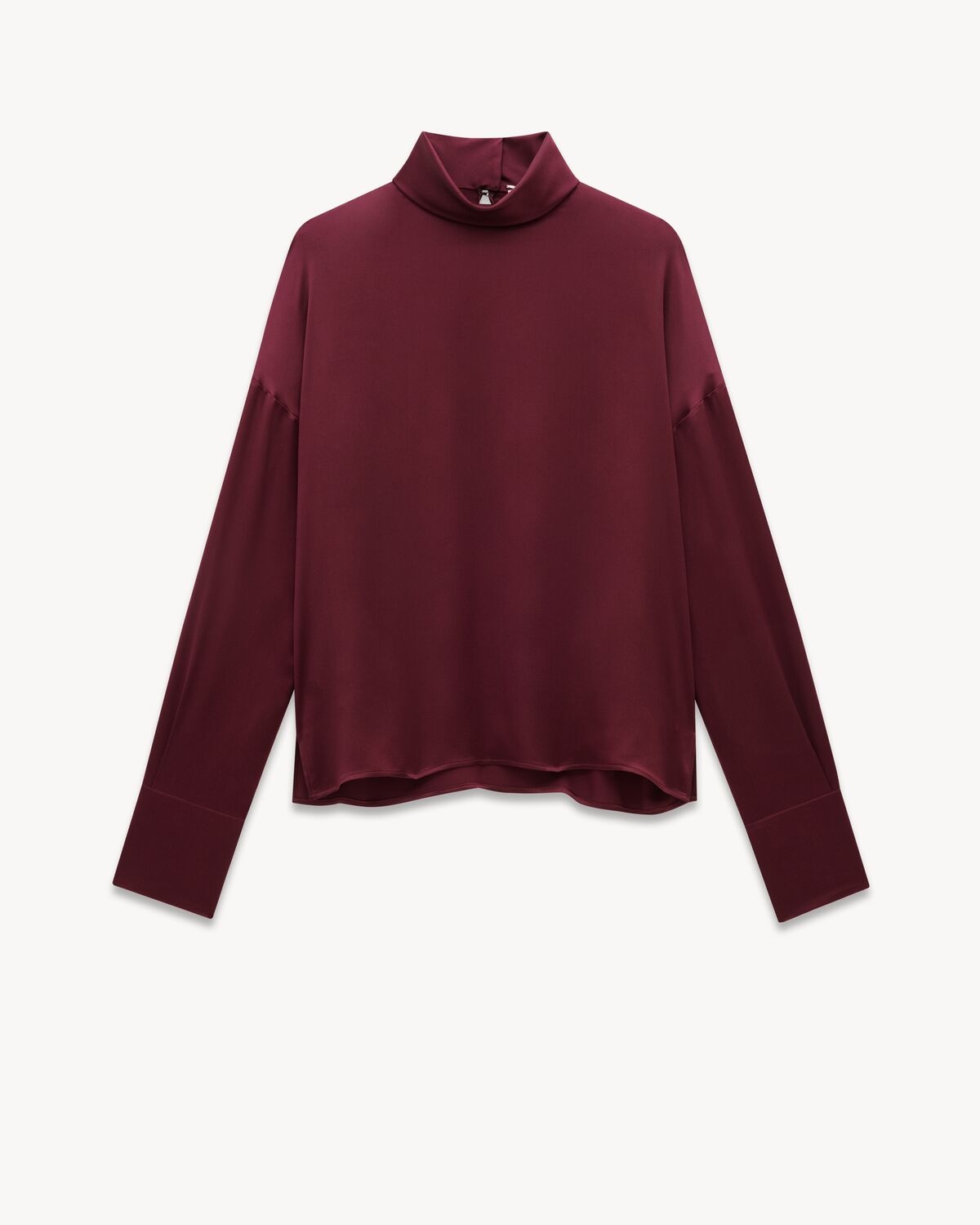 BLOUSE IN SILK SATIN - 1