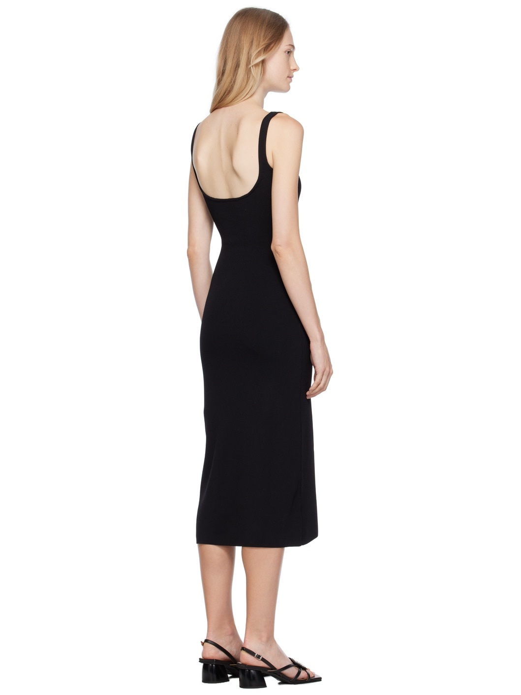 Black Paityn Midi Dress - 3