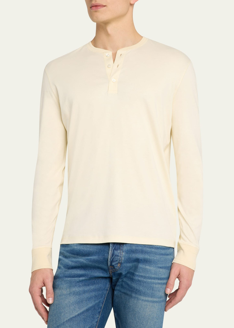 Men's Interlock Henley Shirt 4