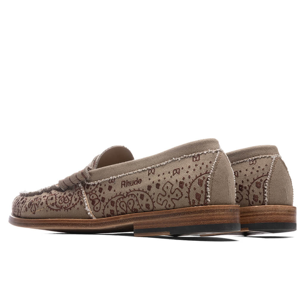 RHUDE BANDANA LOAFER - BROWN - 3