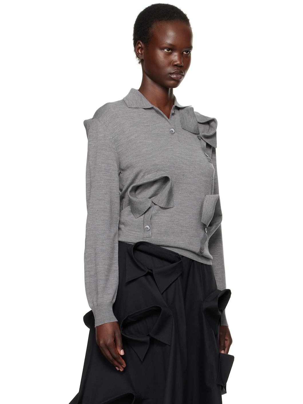 Gray Multi Collars Polo - 2