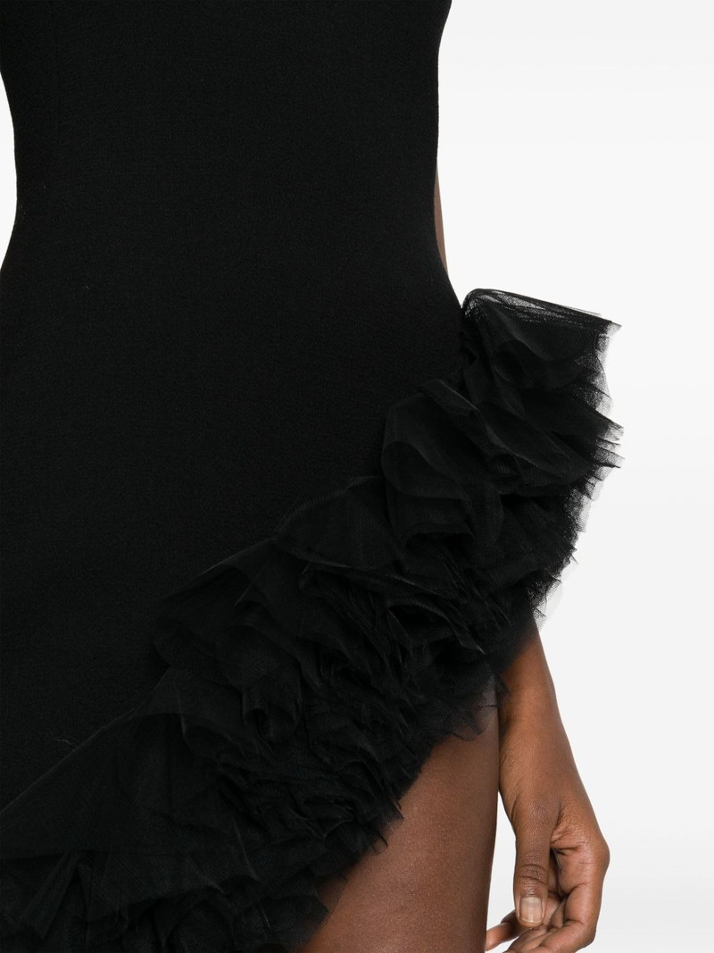 ruffle-hem asymmetric minidress 5