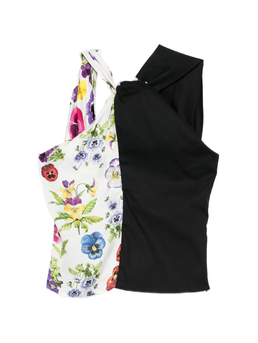 flora-print top - 1