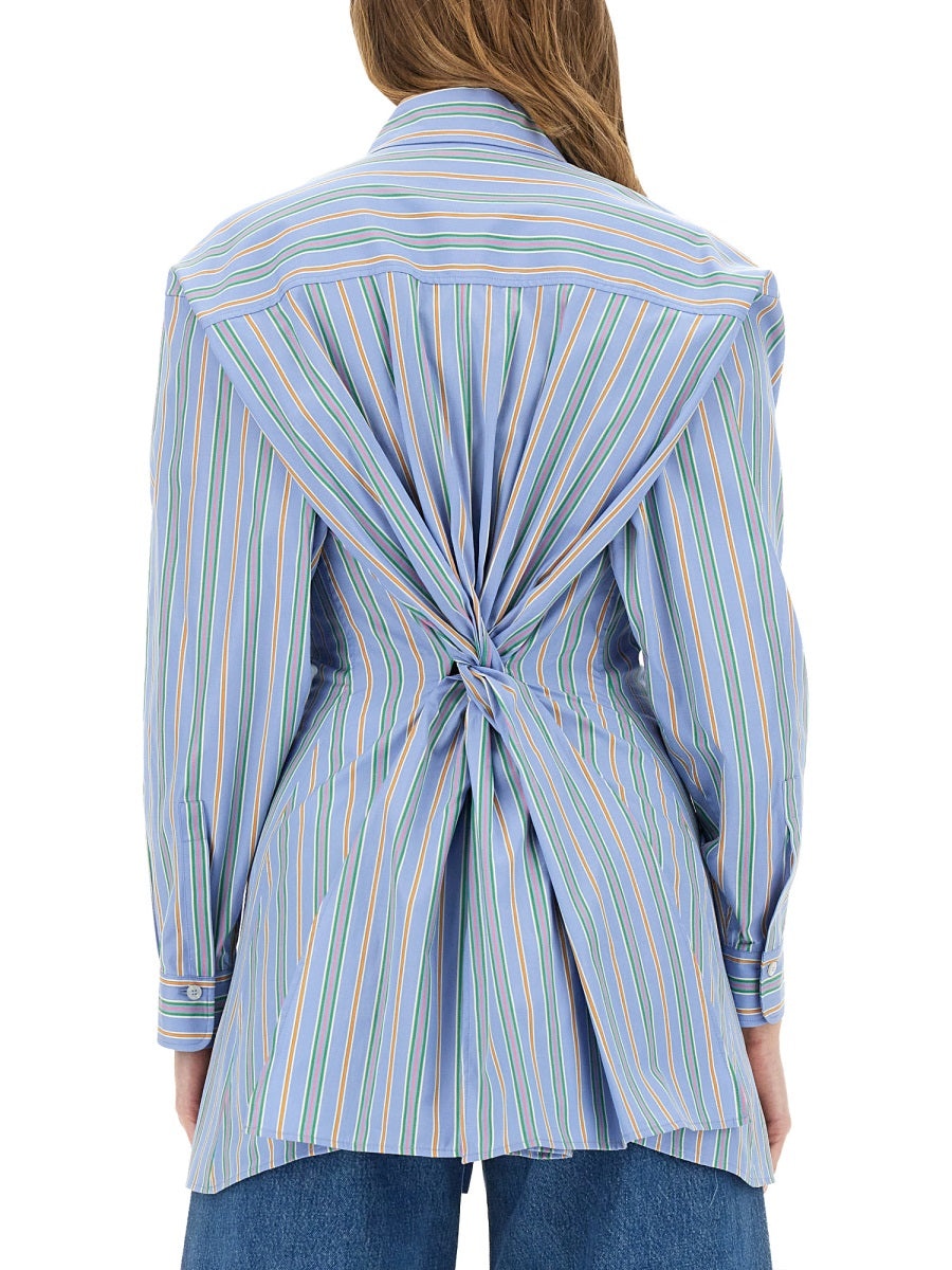 Etro Women Jacquard Shirt And Knot In The Back - 3