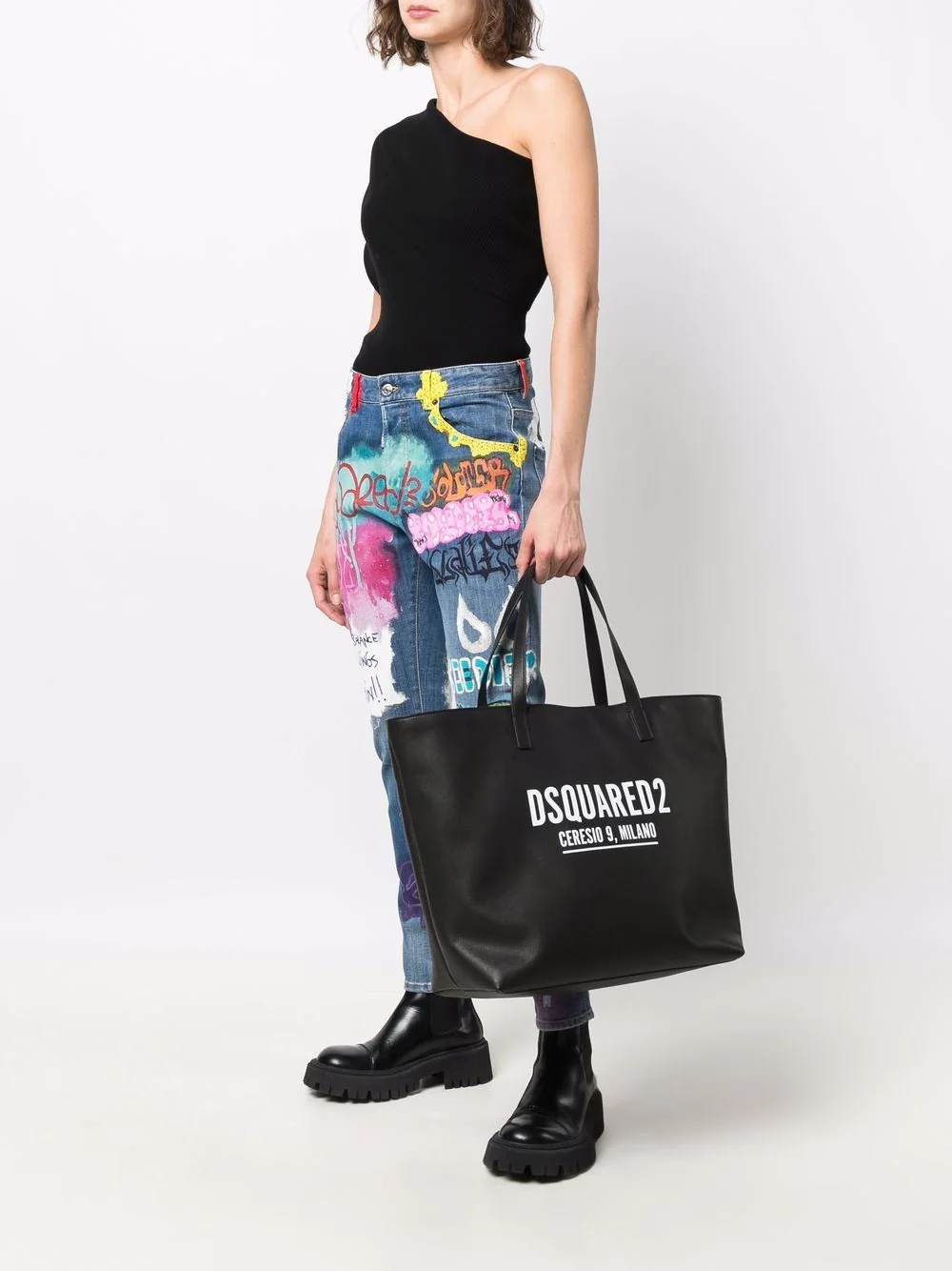 logo-print tote bag - 2