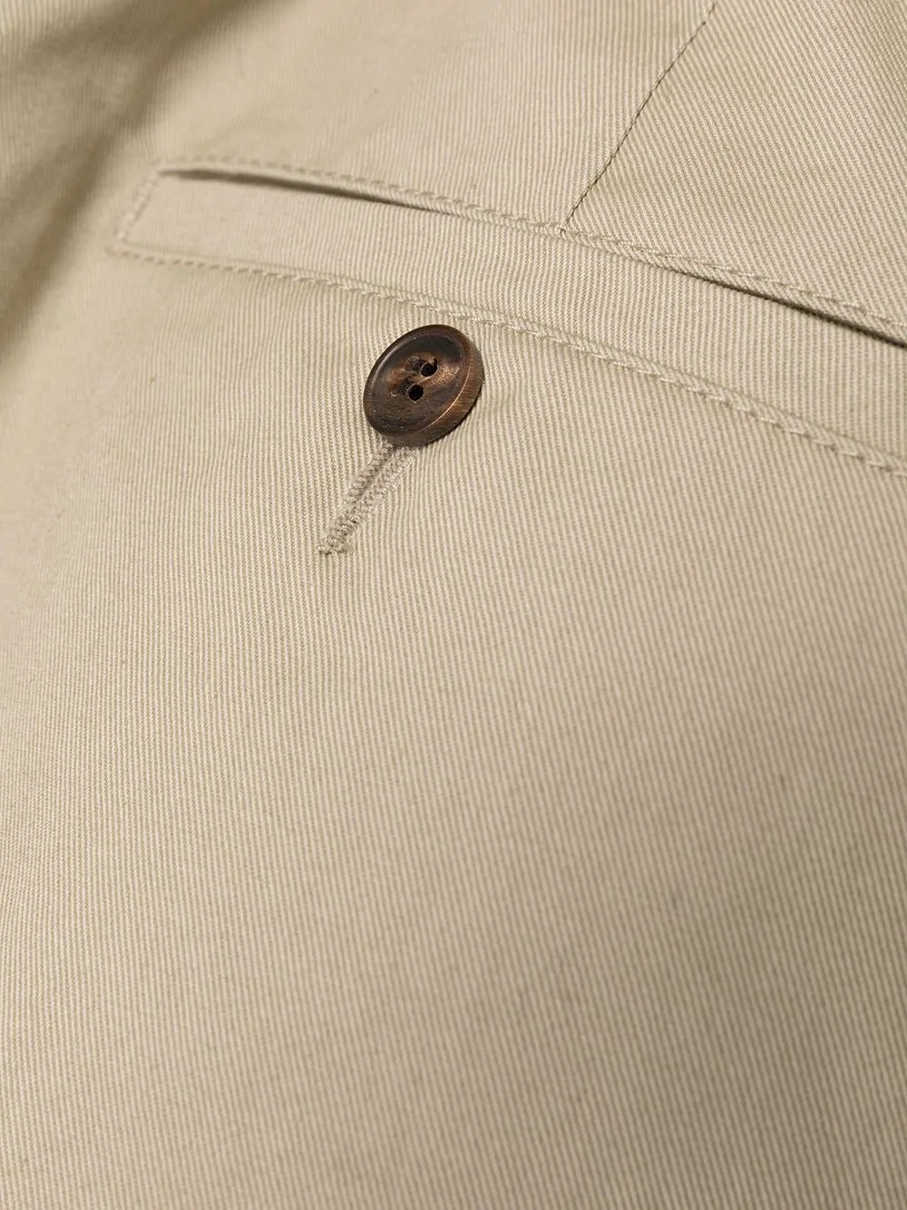 turn-up hem tapered chinos - 6