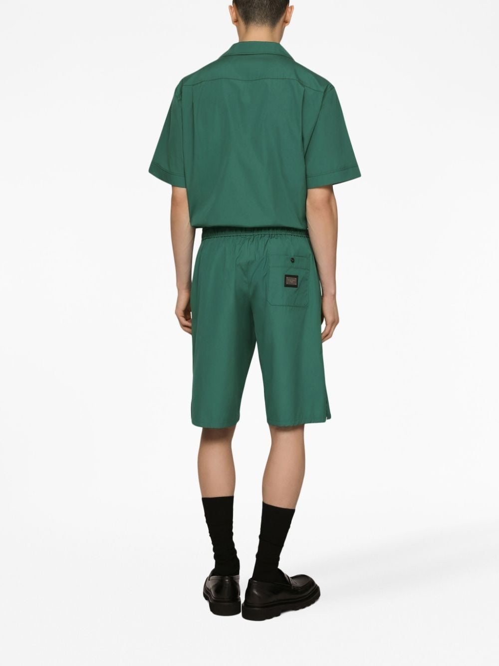 DG Essentials logo-plaque shorts - 4