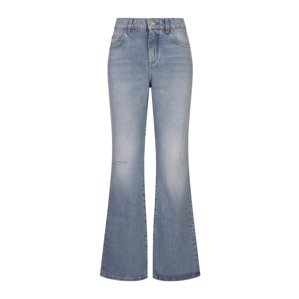 FLARE JEANS BLUE DENIM - 1
