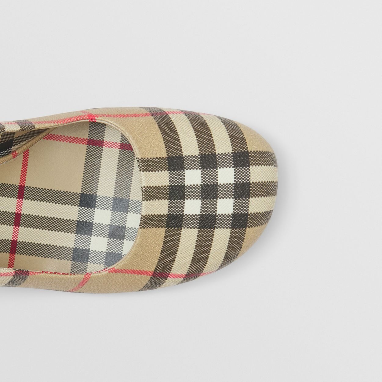 Vintage Check Block-heel Pumps - 2