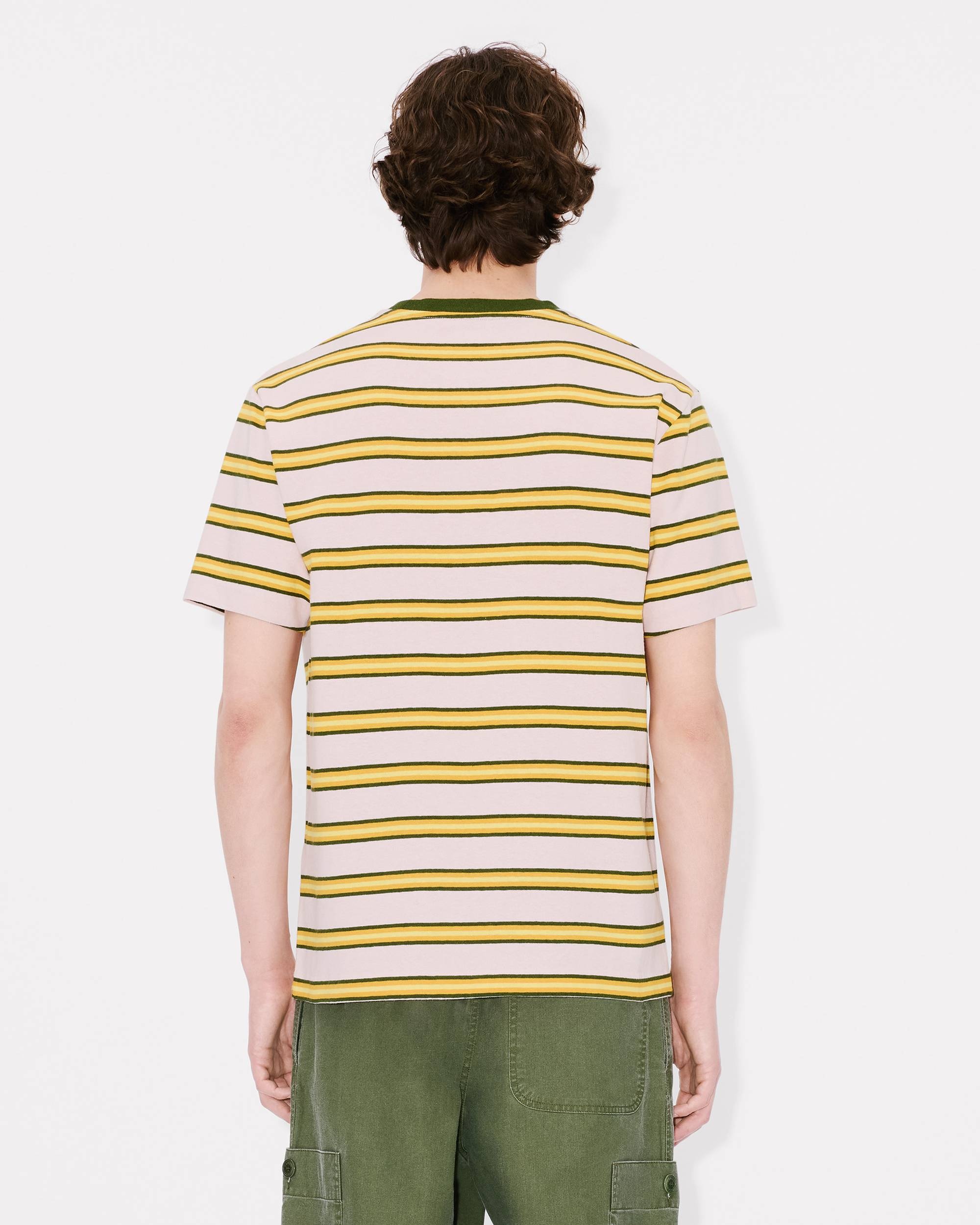 'KENZO Coast Lines' embroidered T-shirt in cotton linen - 4
