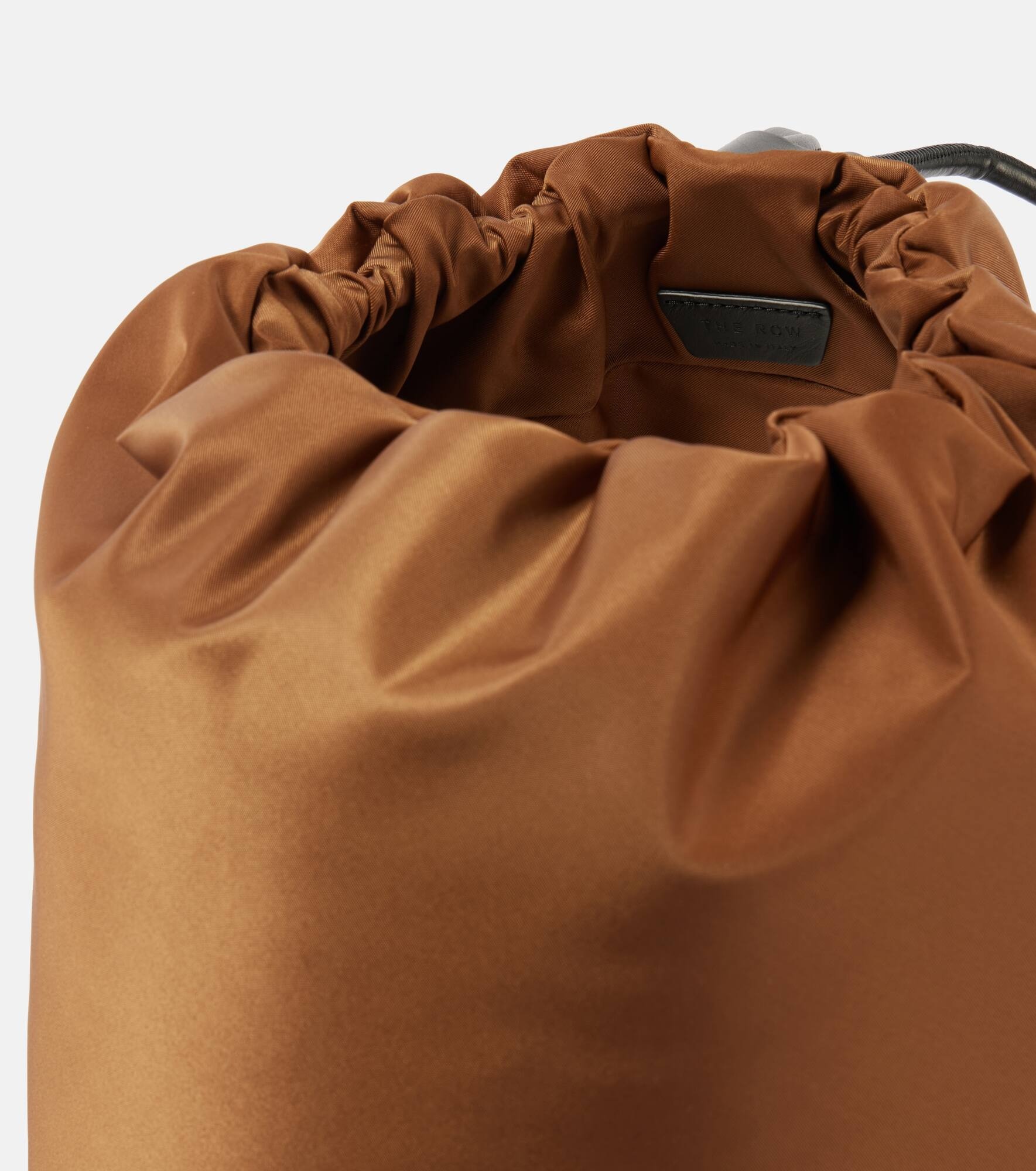 Sporty leather-trimmed backpack - 3
